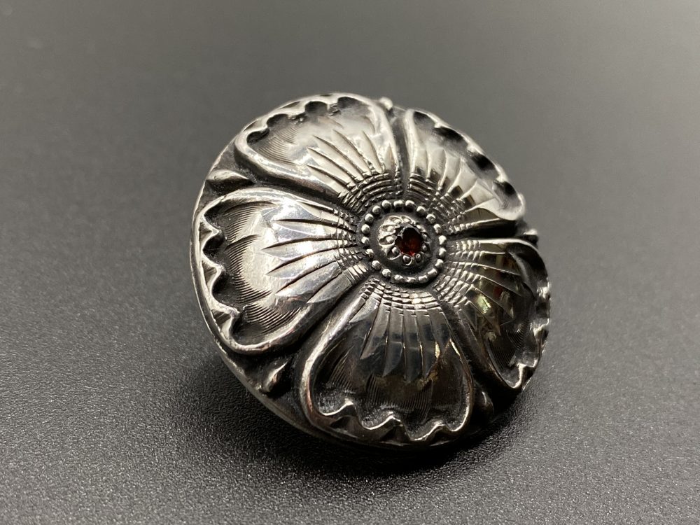 CA‐CONCHO 31 SILVER & SYNTHETIC RUBY - 画像 (2)